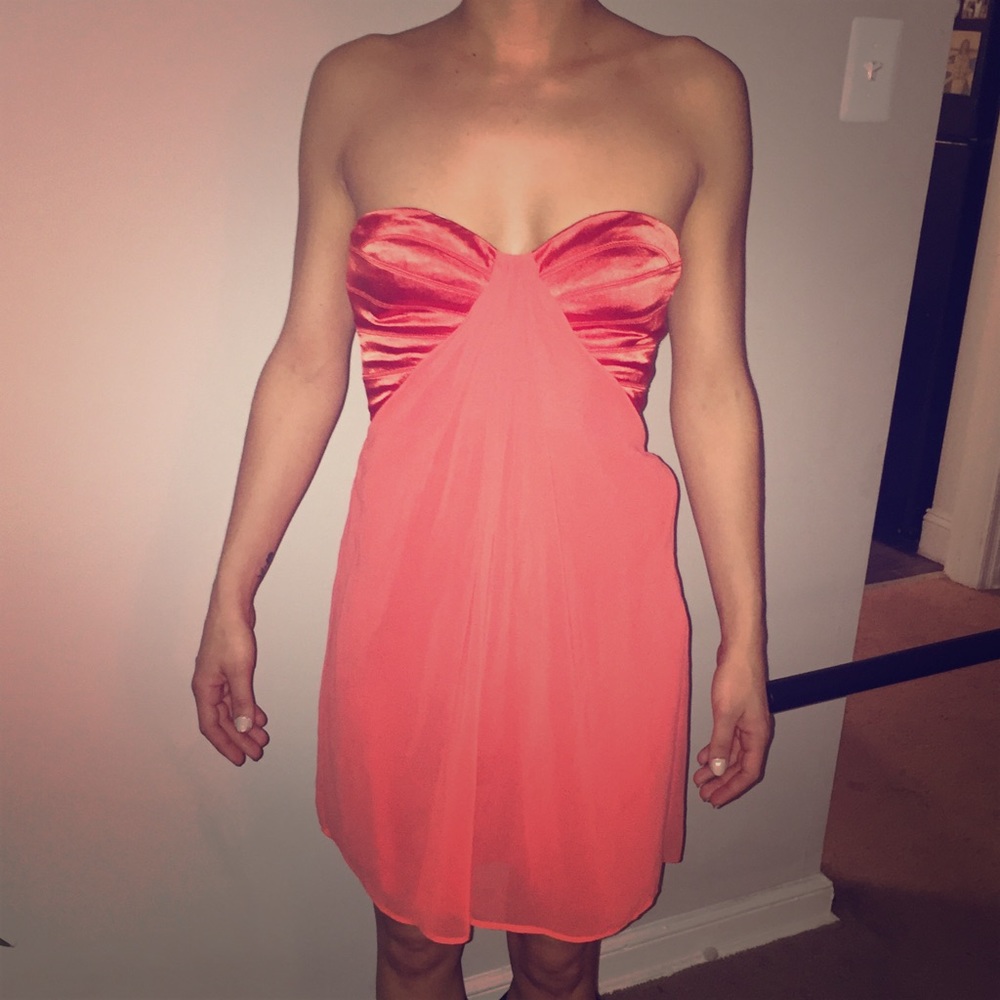Coral dress